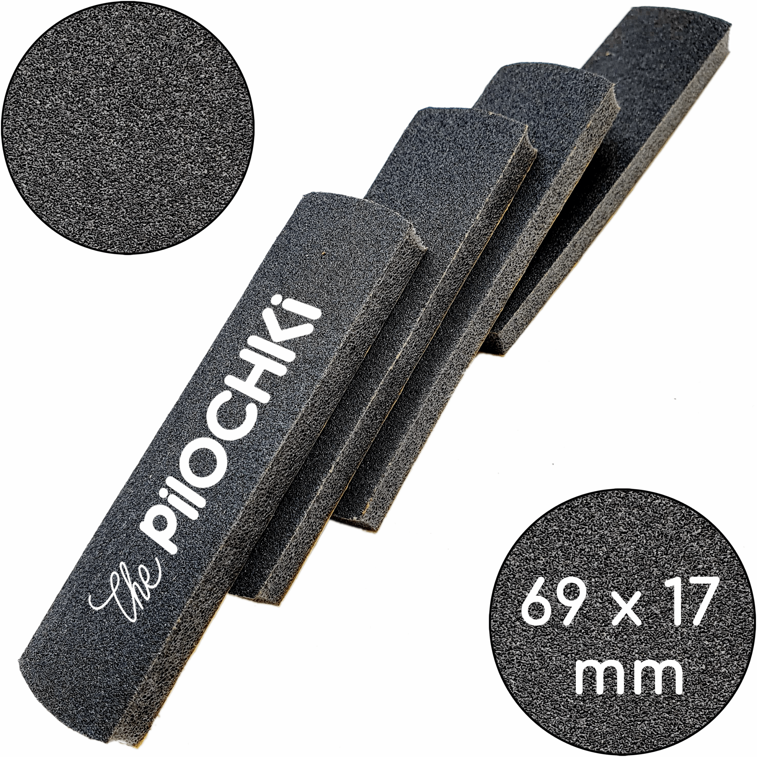 Сменные бафы для маникюра "Черные", 69 мм