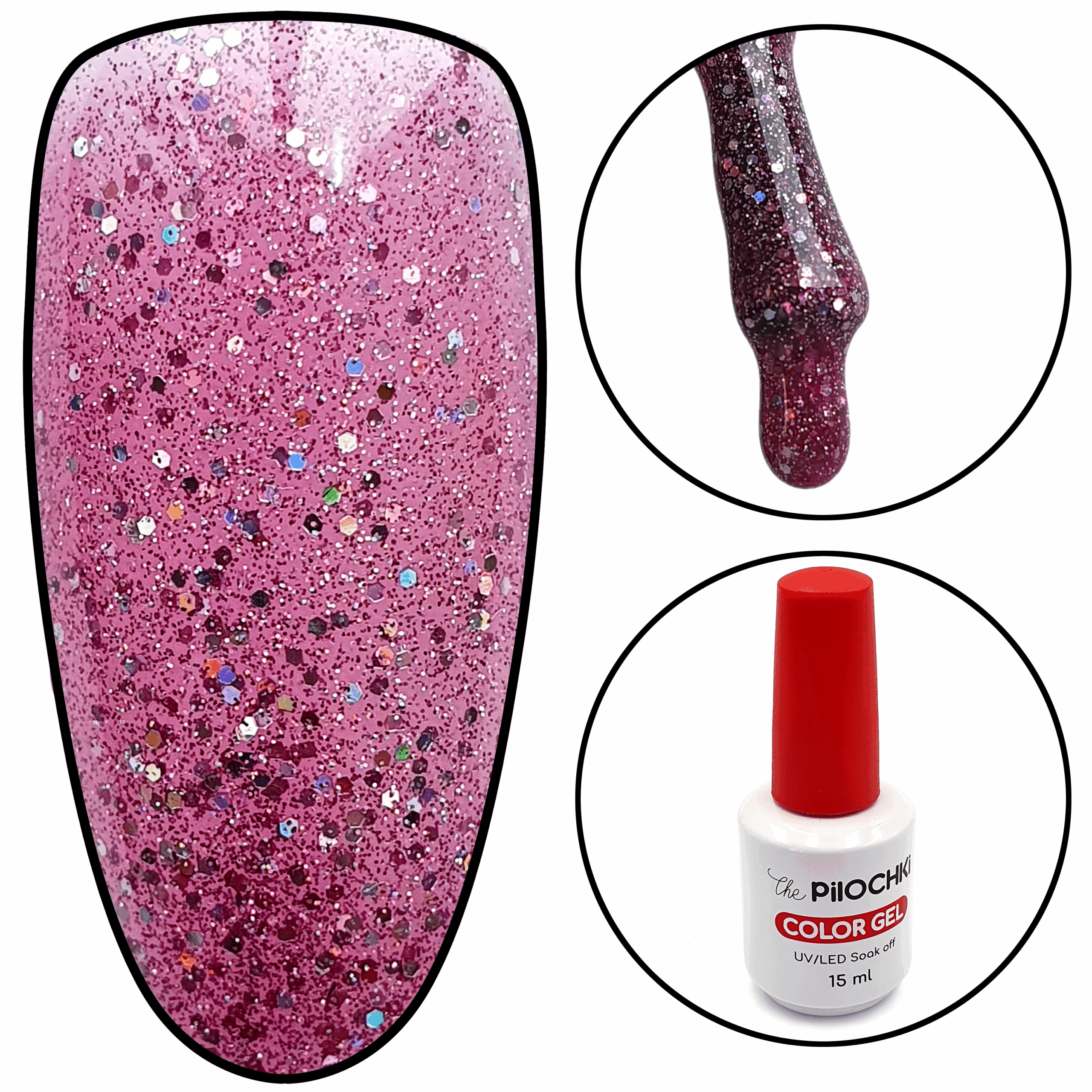 Гель - лак, № 1078 PN, 15 мл