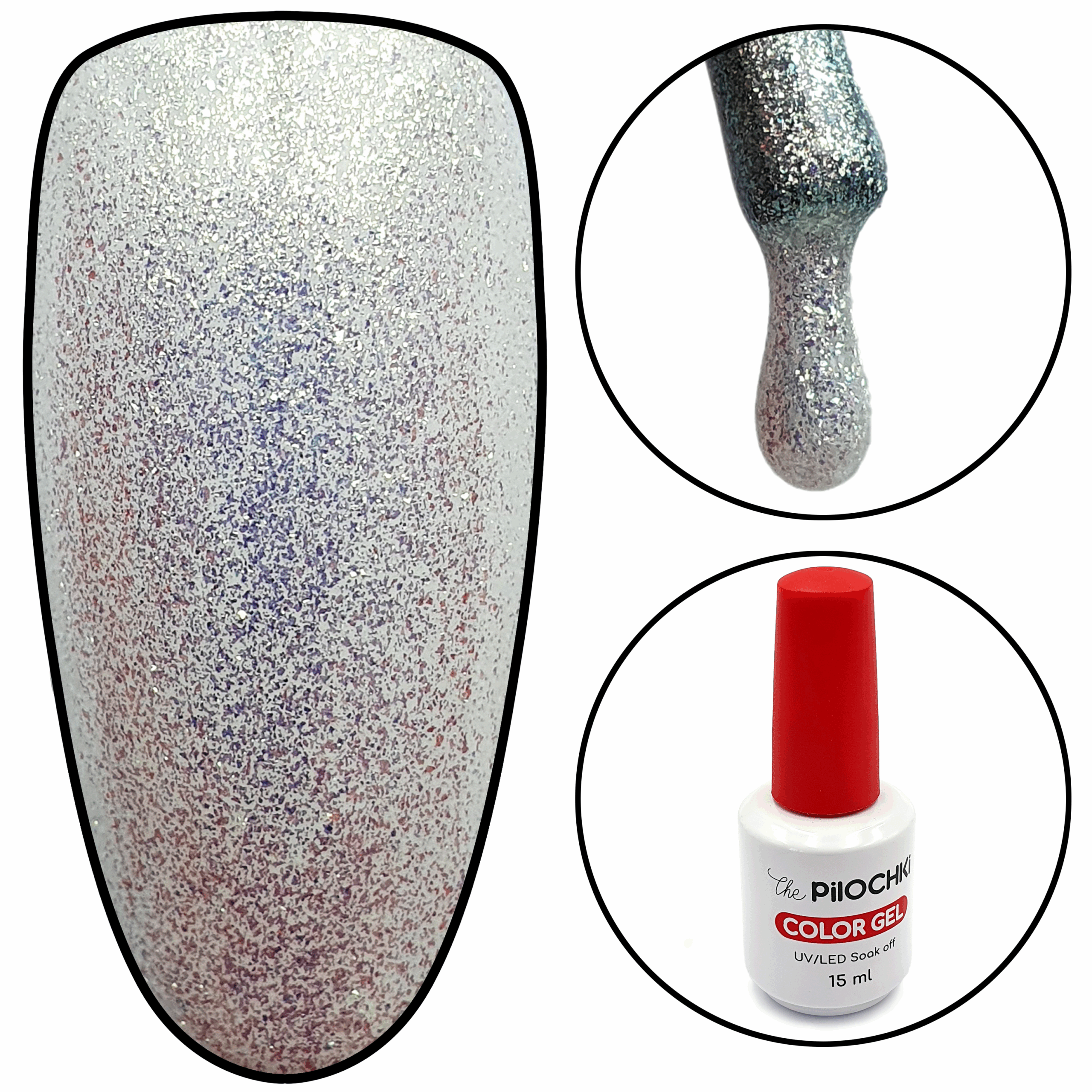 Гель - лак, № 1442 BW, 15 мл