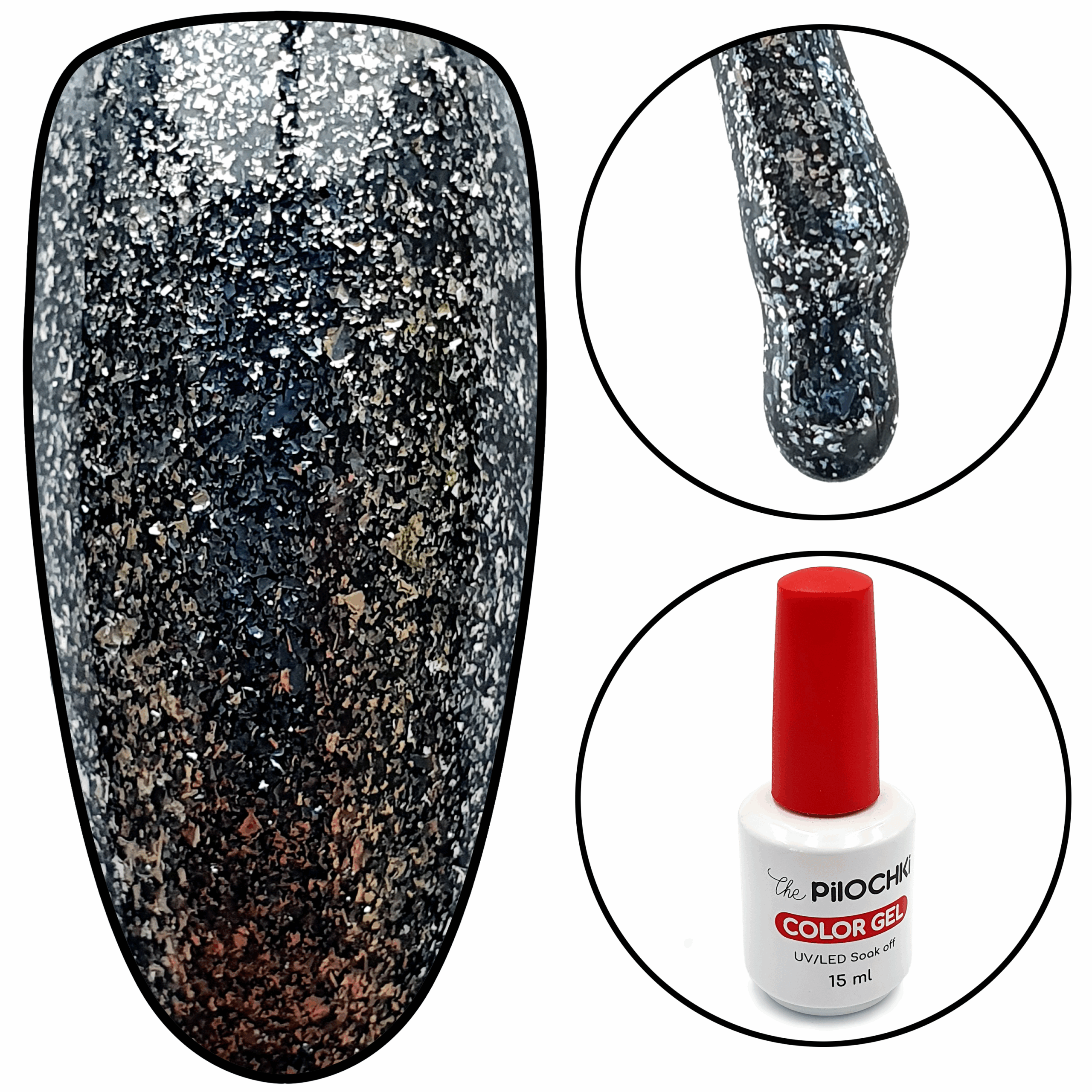 Гель - лак, № 1465 BW, 15 мл