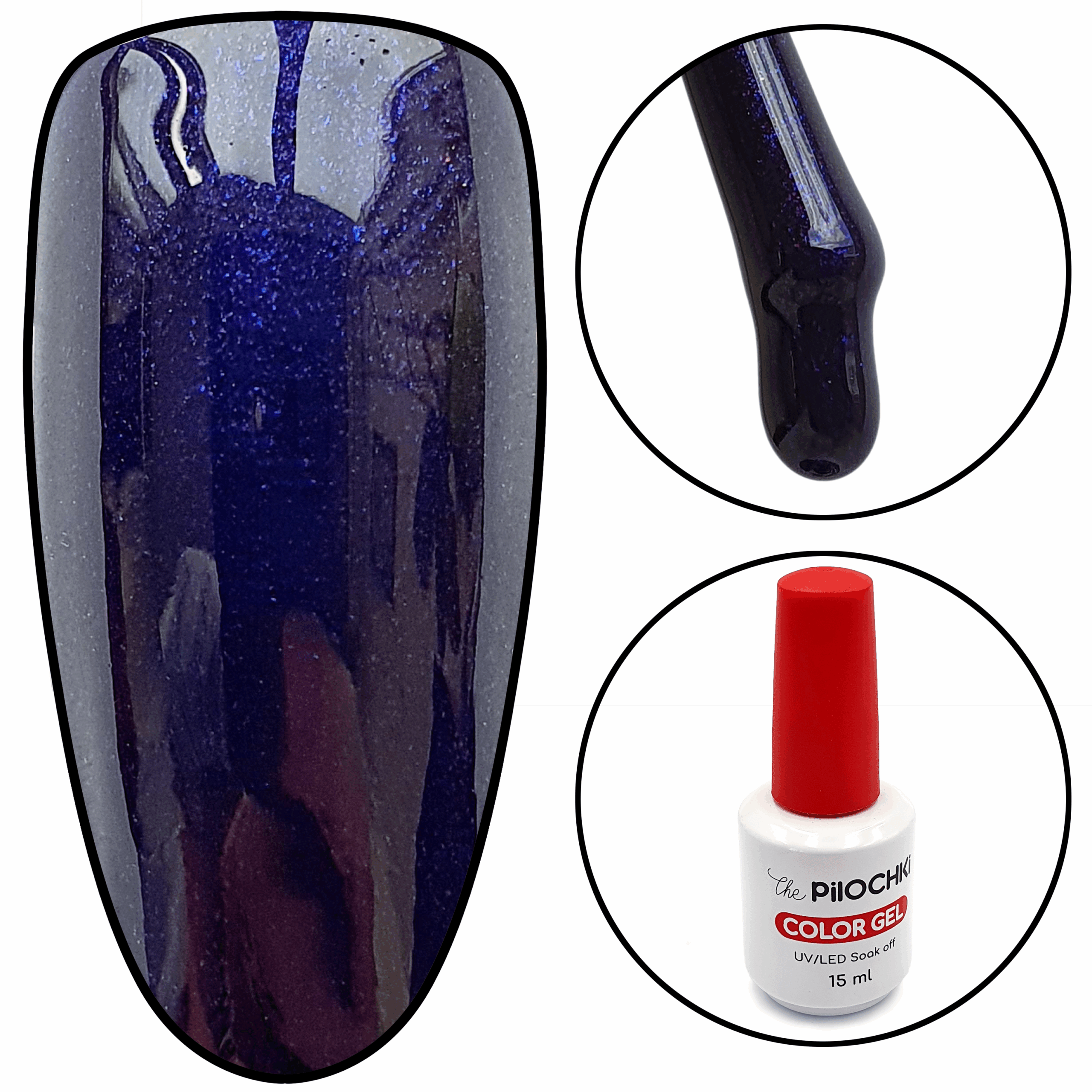 Гель - лак, № 1504 BL, 15 мл