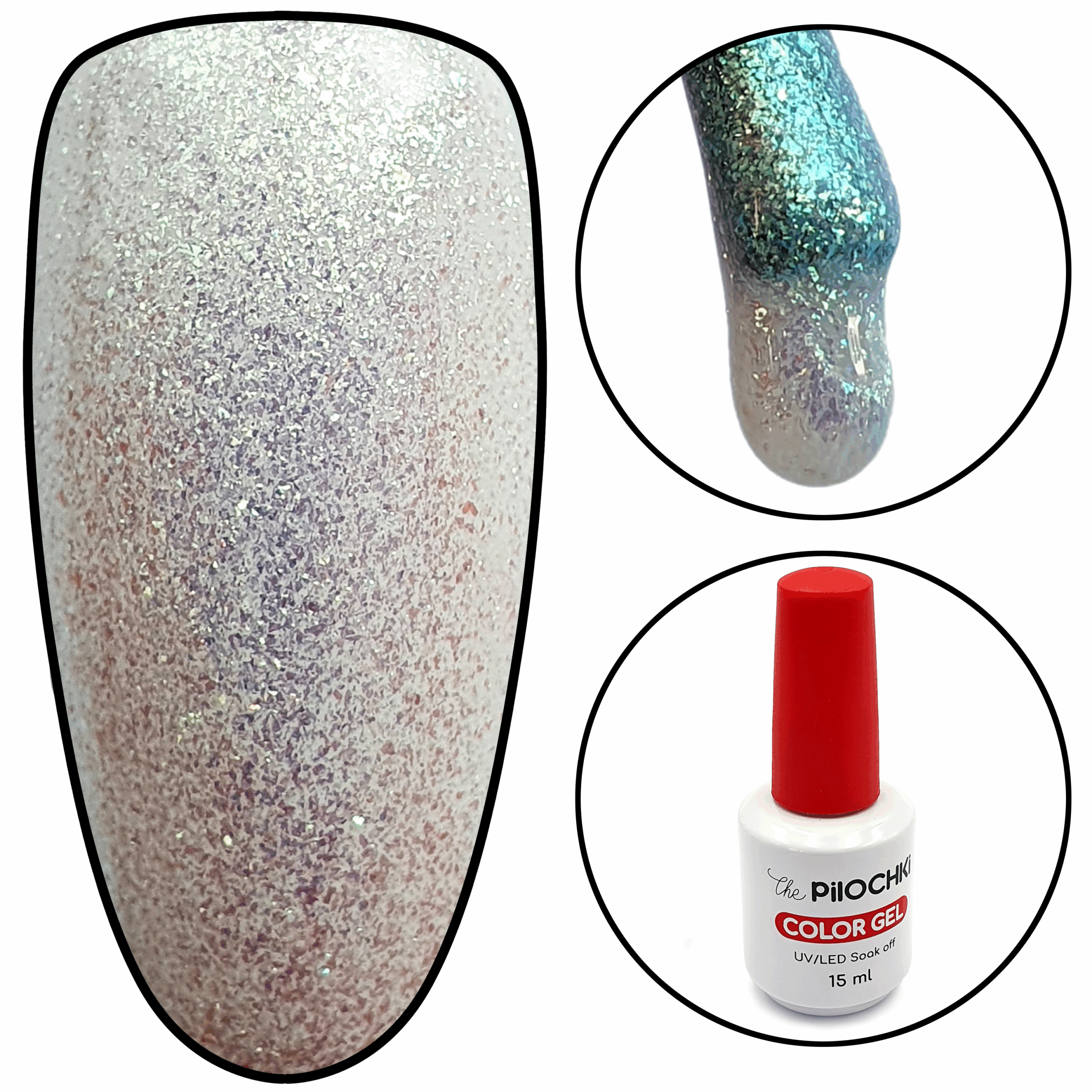 Гель - лак, № 1511 BW, 15 мл