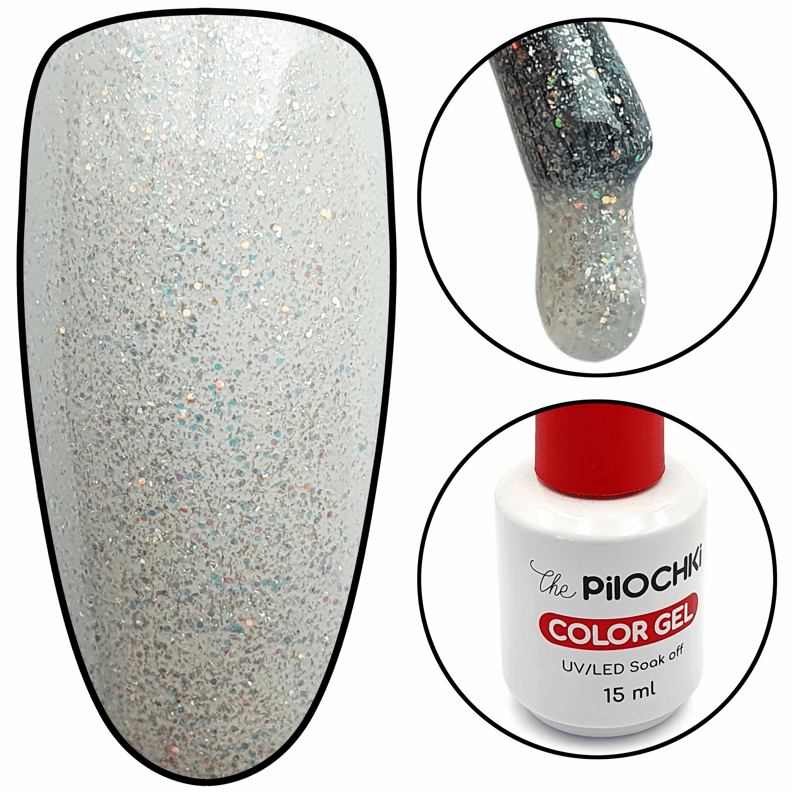 Гель - лак, № 1518 BW, 15 мл