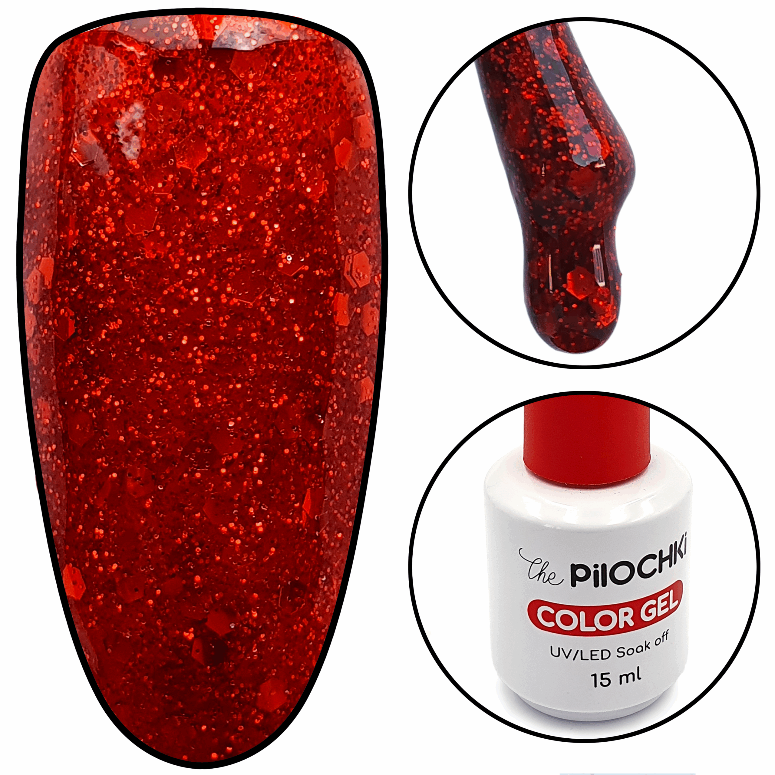 Гель - лак, № 2152 RD, 15 мл