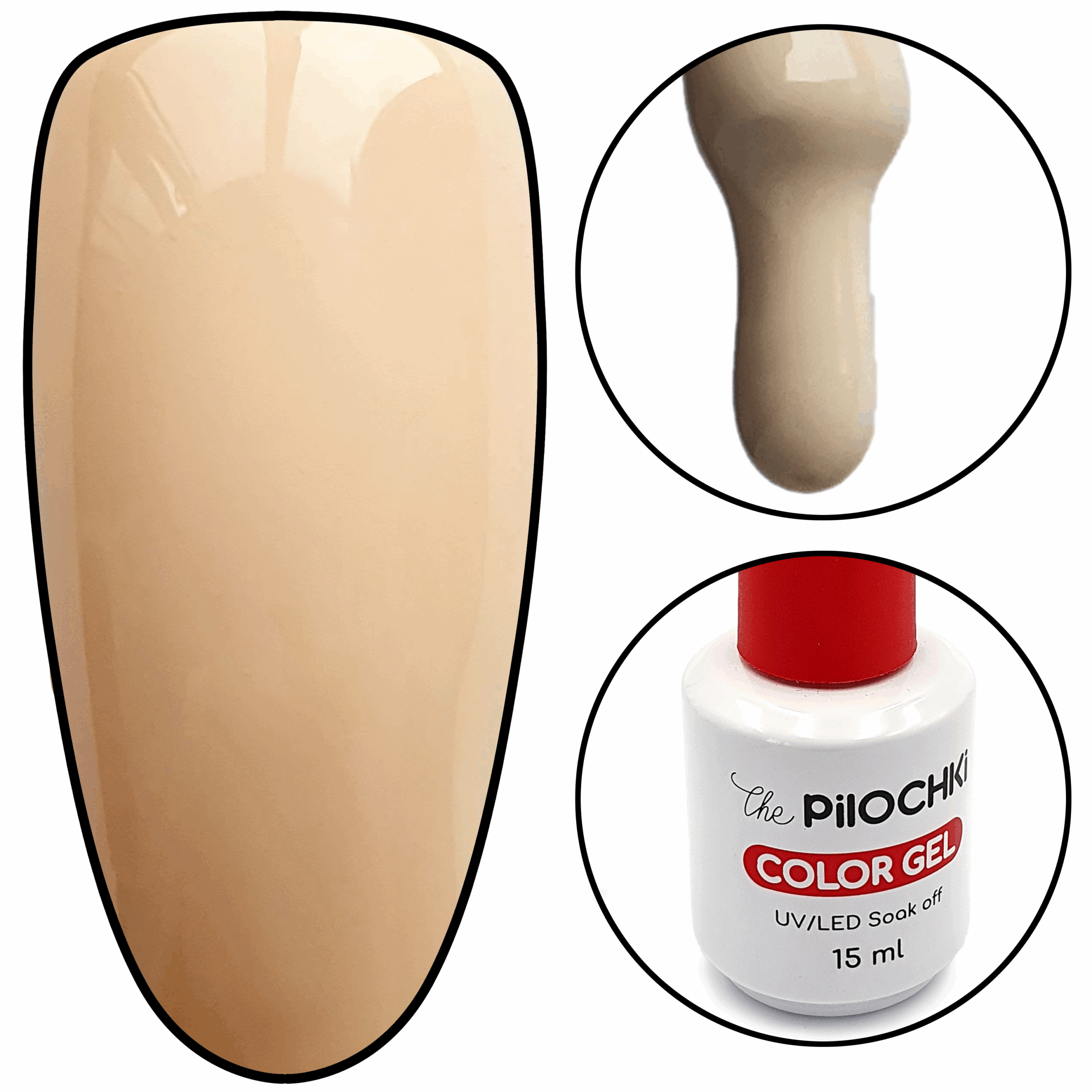 Гель - лак, № 91 ML, Макароны и Сыр, 15 мл