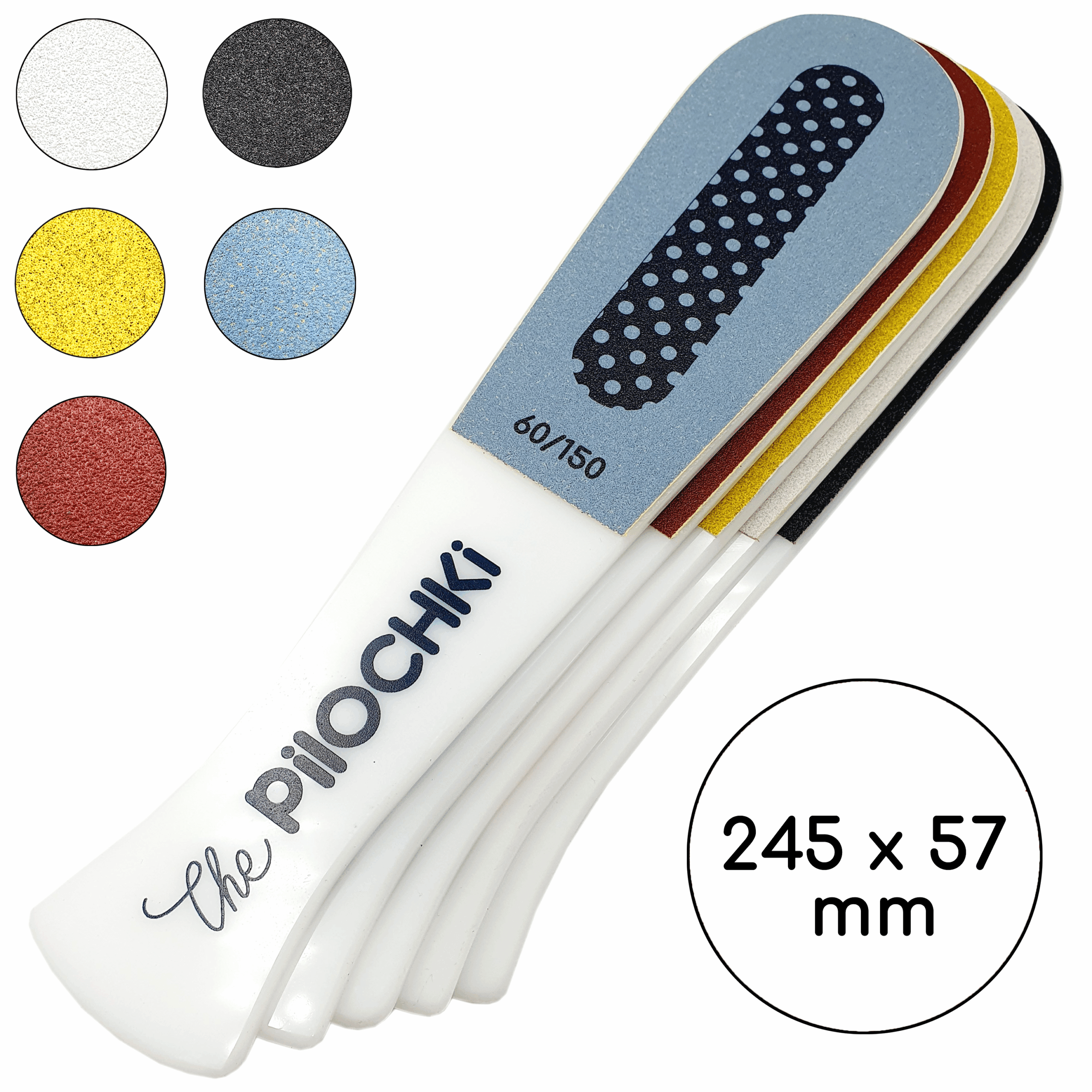 Пилка для пяток, С ручкой